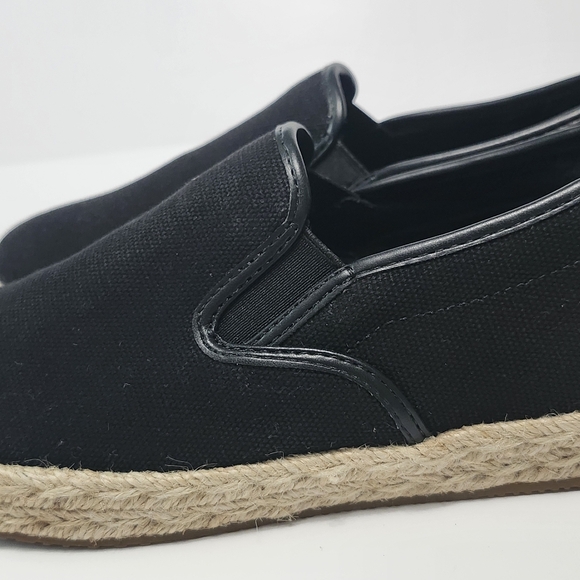 Michael Kors 7 M Espadrilles black slip on shoes New - Picture 5 of 14